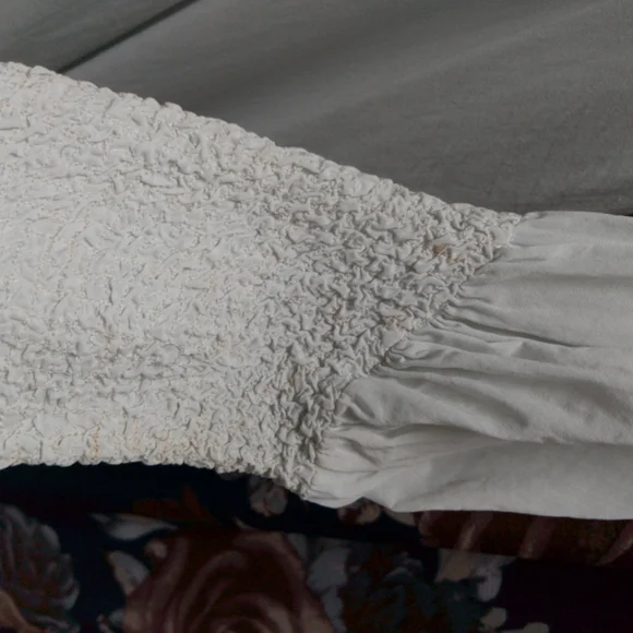 Flobert Vintage Long Sheer Pale Lime Green 50s/60s (?) Sleep Robe - Picture 7 of 12